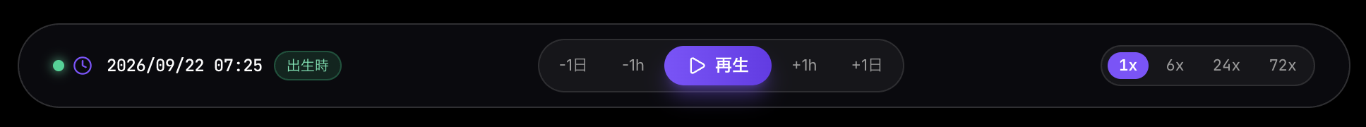 タイムコントロール・時間シミュレーションデッキ